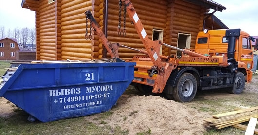 Вывоз строительного грунта от частного дома